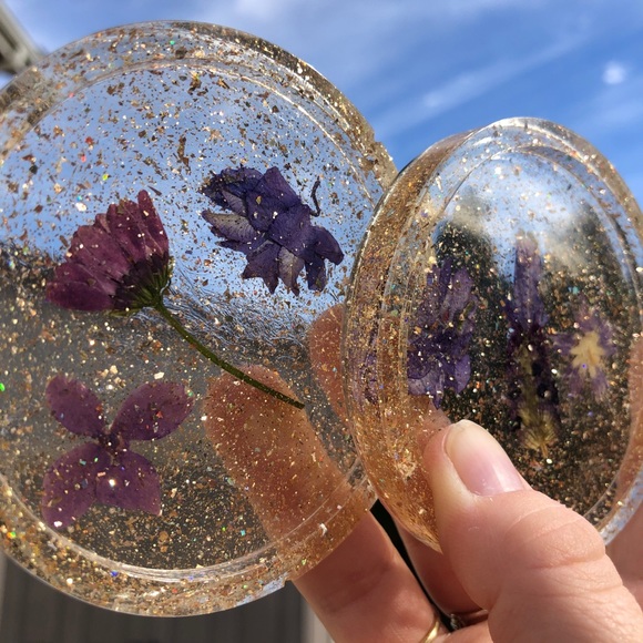 Resin coaster set - Picture 2 of 3